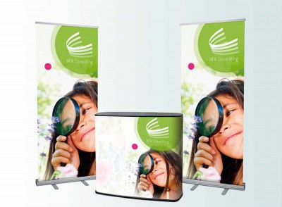 Roll-up et comptoir Beauvais